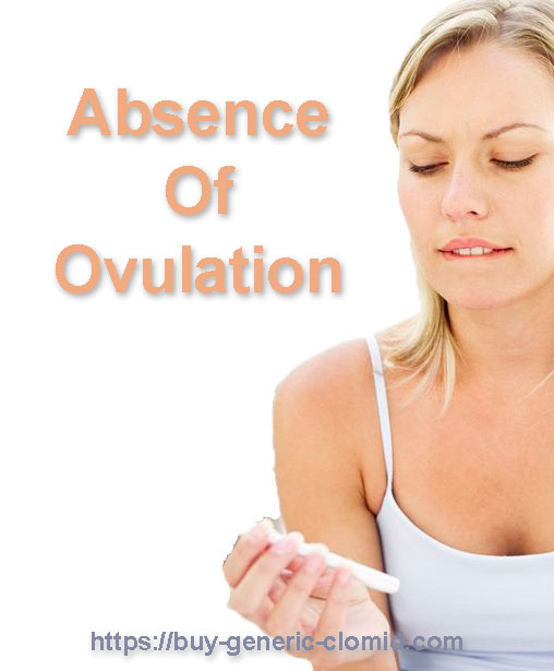 absence of ovulation