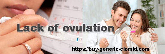 lack of ovulation